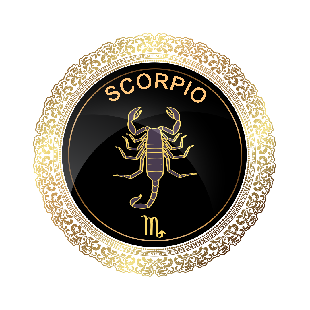 Scorpio png, Scorpio gold zodiac symbol png, Scorpio gold symbol PNG, gold Scorpio PNG transparent images download